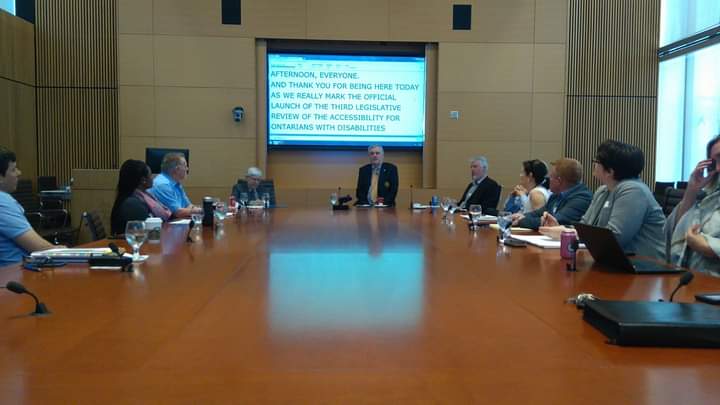 #OnThisDay 2018, I was invited by late Hon. David Onley, former Lt. Governor of Ontario, to participate in 1st public consultion for 3rd #AODA review. Read his full report & still current recommendations at: ontario.ca/page/2019-legi… #AccessibleCanada #AODAfail #HistoryLessons