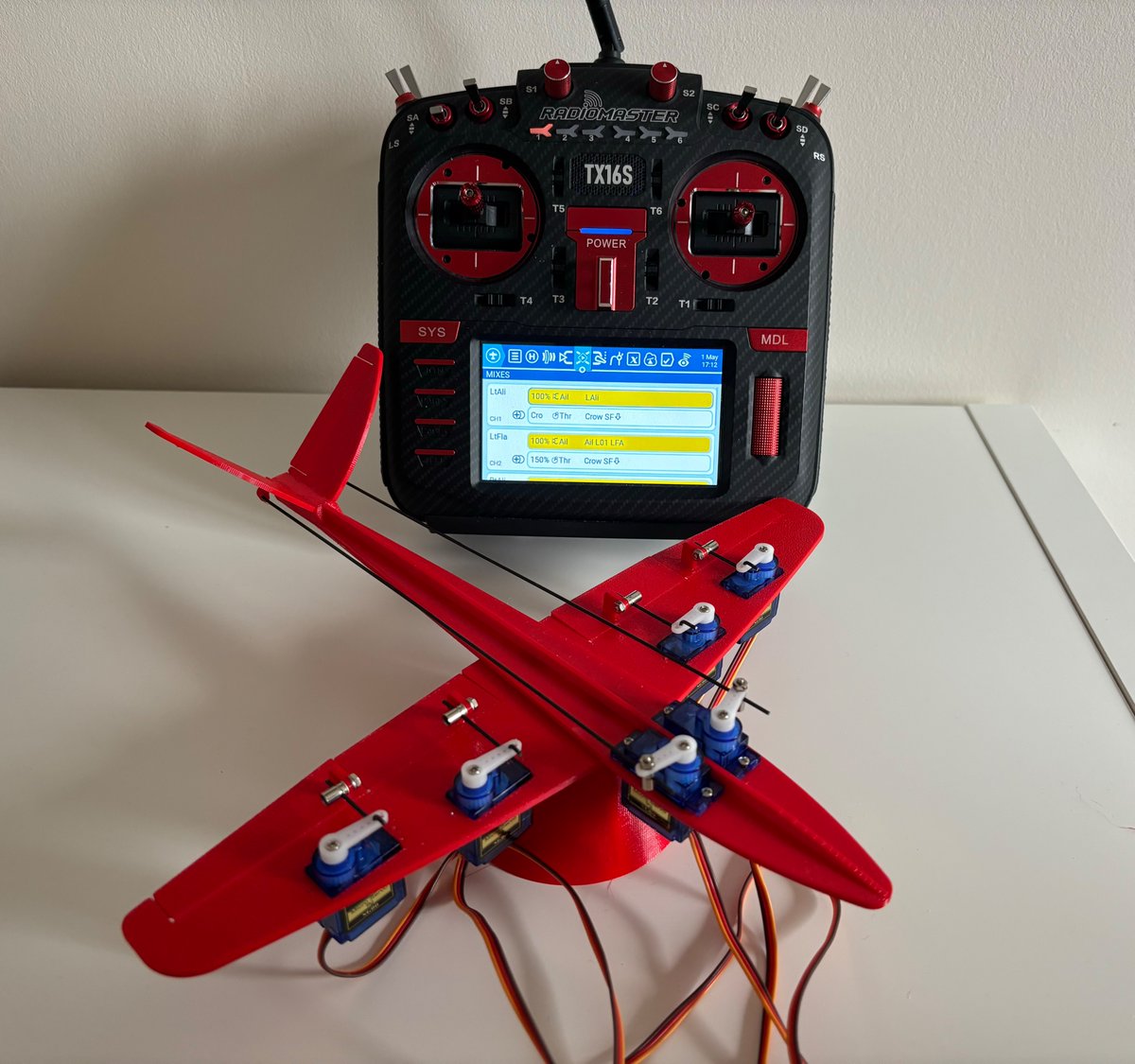 Latest 3d printing project, an aid for programming Rc transmitters!  printables.com/model/864719-r…