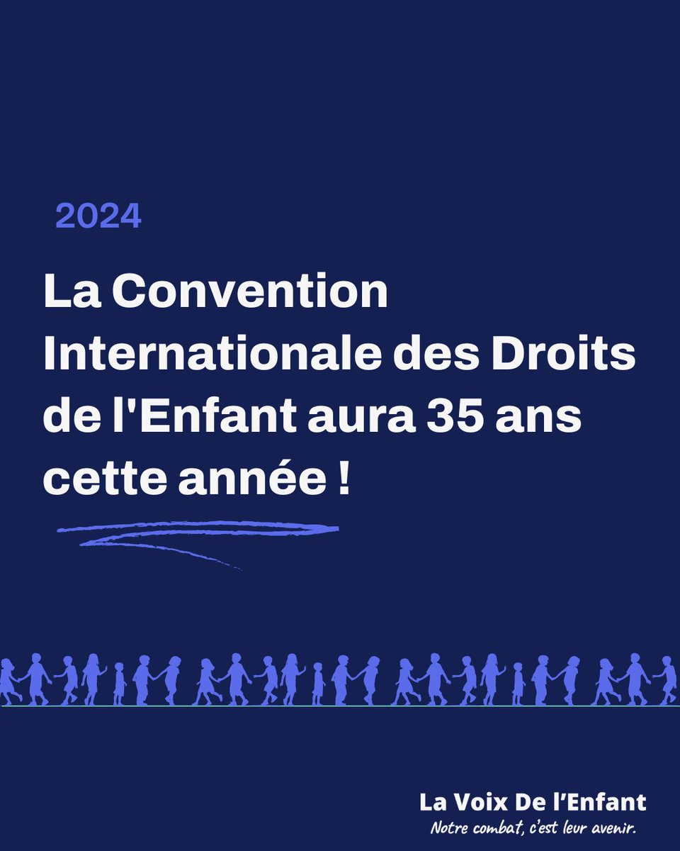 #35ansCIDE La Convention Internationale des Droits de l’Enfant fête ses 35 ans cette année ! Pour en savoir plus sur la CIDE et les sujets de plaidoyer de La Voix De l’Enfant, cliquez sur ce lien pour lire notre article 👇 lavoixdelenfant.org/actualite/la-c…