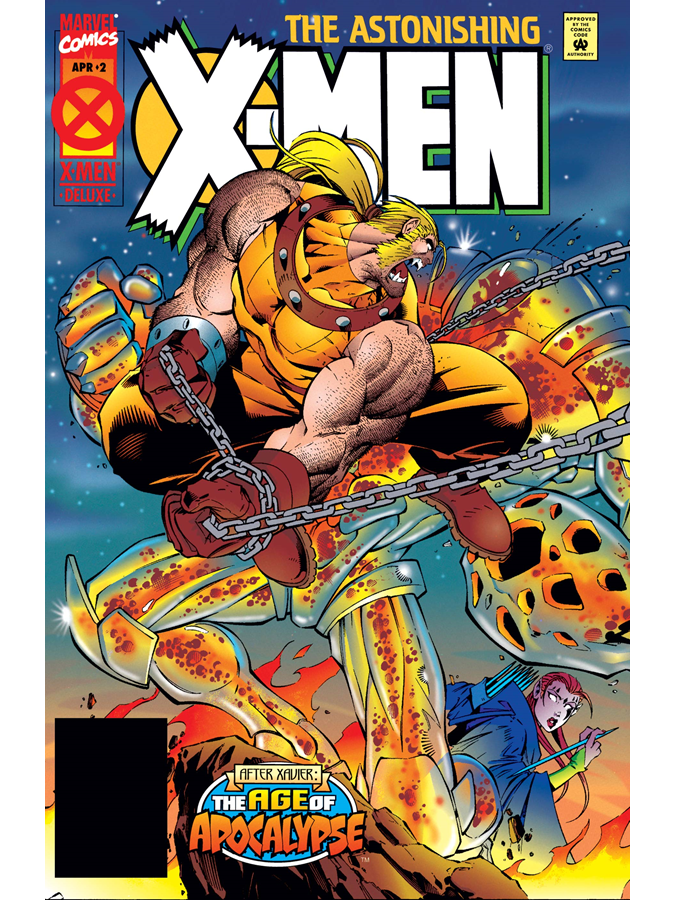 Astonishing X-Men #2 cover dated April 1995.