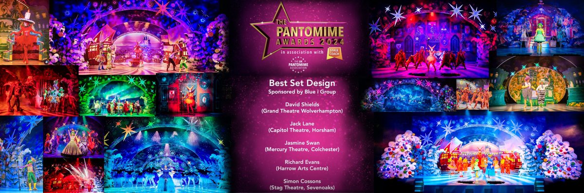 Absolutely chuffed to be nominated for #BestSetDesign at @UKPantomime Awards 2024 for #SleepingBeauty at @mercurytheatre !!!! It’s a testament to the eye-poppingly beautiful craftsmanship, skill, love & care put in by the entire team 🌬🤍❄️✨