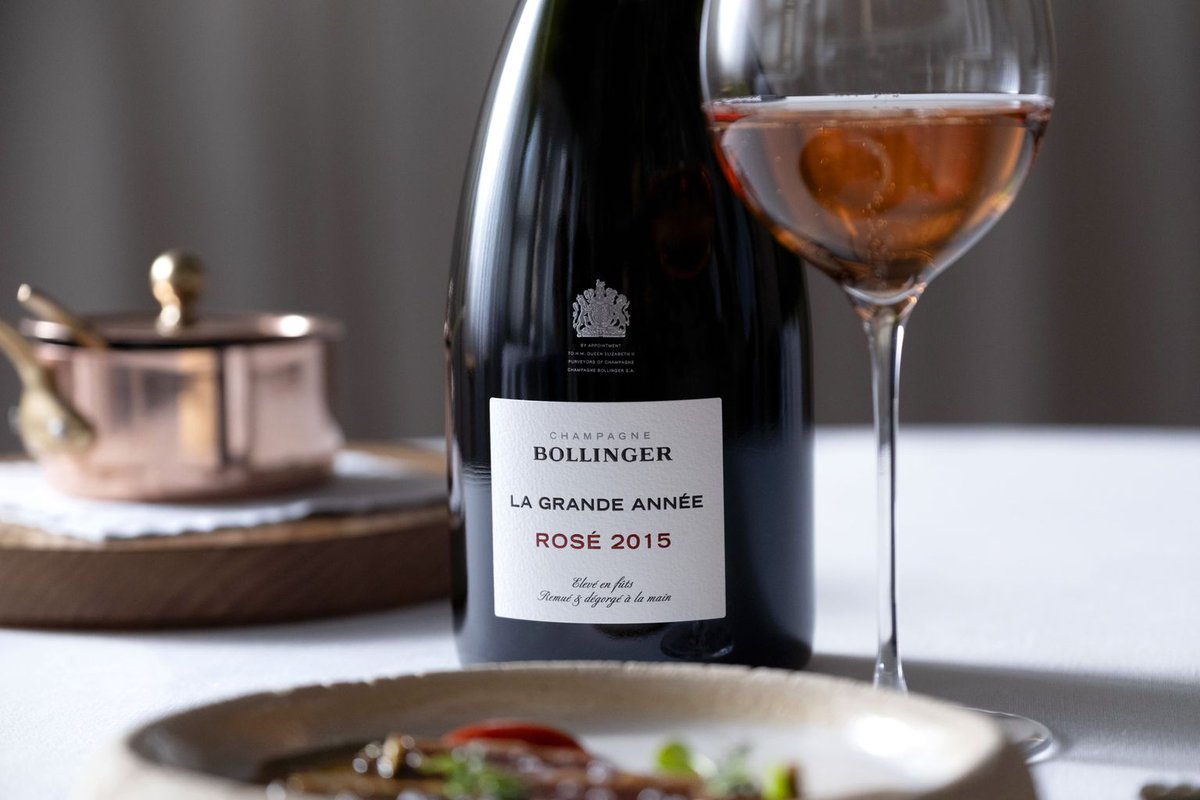 2015 Bollinger La Grande Année and La Grande Année Rosé in Paris bit.ly/4aZsWAm via @TheRealRvw #champagne #bollinger #lagrande @BollingerFrance