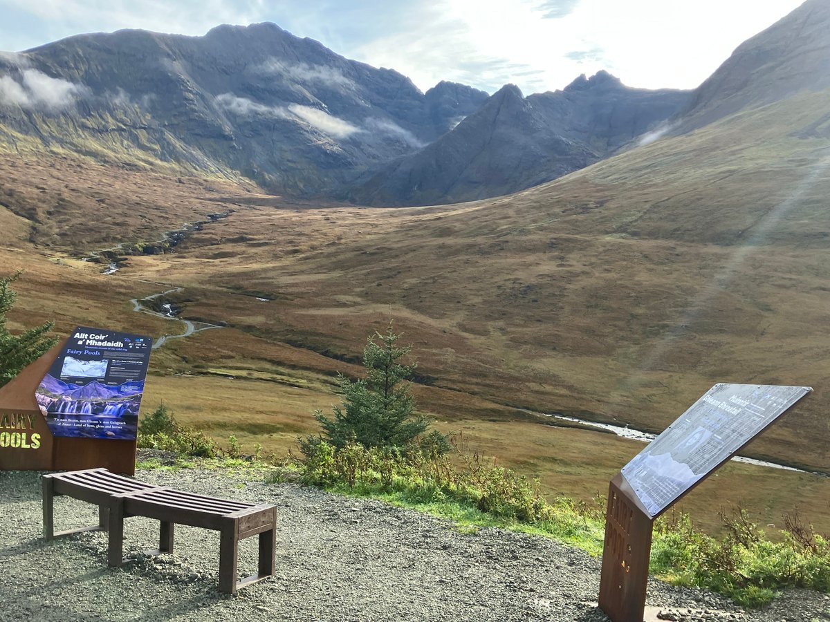 When you park your car at the #FairyPools on #Skye, where does the ticket money go? See graphic 27%, 'the surplus', generates funding for upland path maintenance projects / 10% generates community rent to fund #Minginish community projects. @Notjustacarpark @SkyeConnect