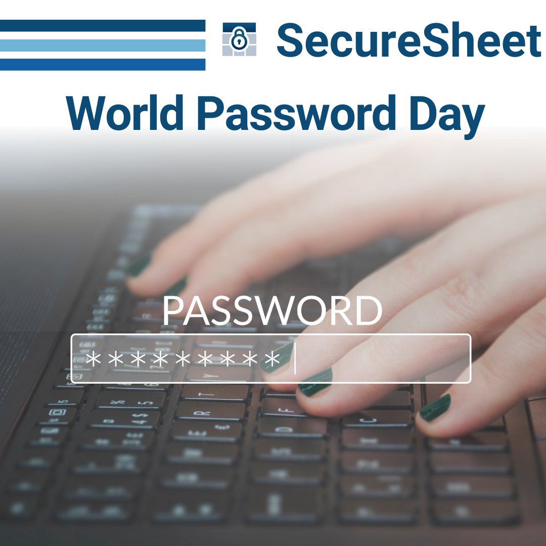 Strong passwords & secure spreadsheets go hand-in-hand!  This #WorldPasswordDay, ditch the 'password123' & level-up your compensation security with SecureSheet's access controls.  Keep your data safe & sound!