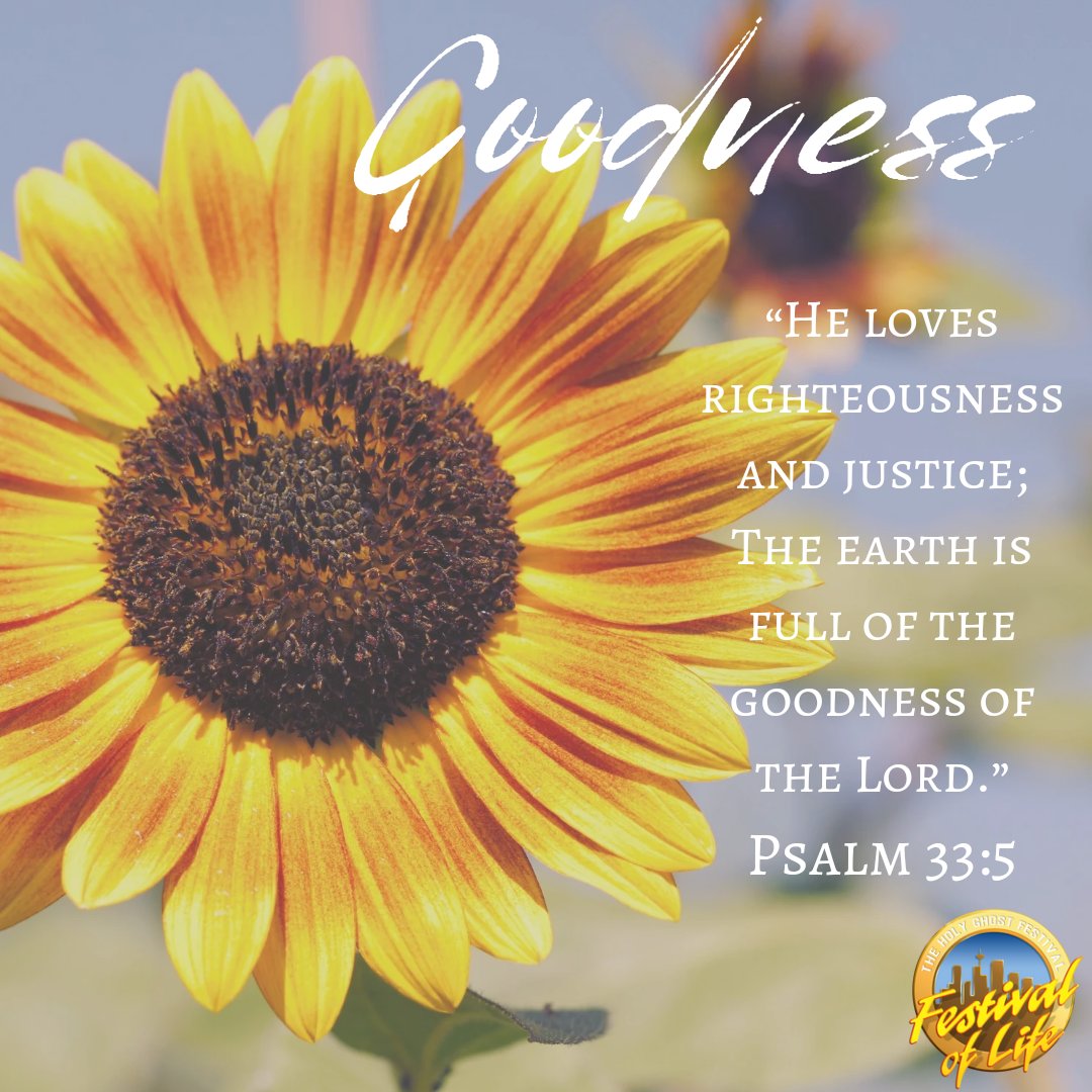 He loves righteousness and justice; The earth is full of the goodness of the Lord. Psalm 33:5
#goodness #rccgfoluk #christian #scripture #faith #biblebelieving #redeemed #rccgworldwide #christianliving #bornagainchristian #ukchristians