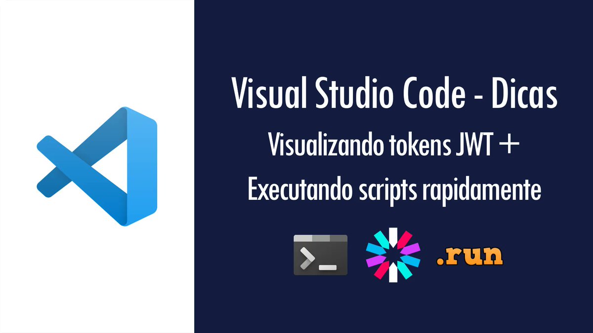 Novo artigo no meu blog -> Dicas de Visual Studio Code: visualizando tokens JWT, executando scripts rapidamente -- Link: renatogroffe.medium.com/dicas-de-visua…

#vscode #visualstudiocode #coderunner #devops #scripts #powershell #bash #jwt #webdevelopment #restapi #websecurity #devops