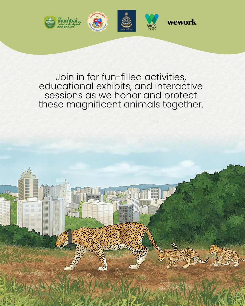 Celebrate International Leopard Day! Join us from May 3rd to May 5th, 2024, at the Veermata Jijabai Bhosale Botanical Udyan and Zoo (near the leopard enclosure), in Byculla, Mumbai, for a series of engaging activities, educational exhibits, and interactive sessions dedicated to