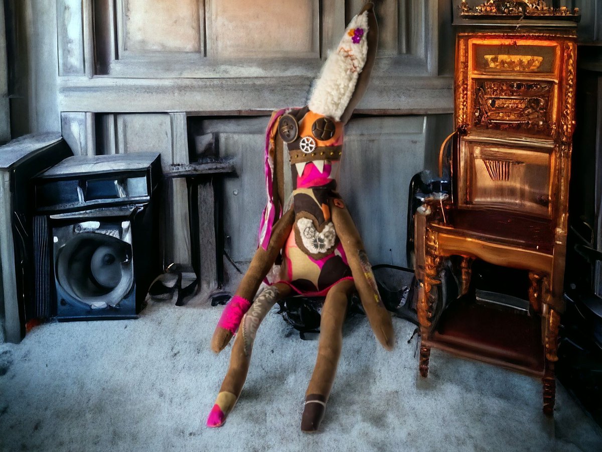 Steampunk cloth art doll 🖤 #gifts #steampunk #dolls #creepy
Thecreepypalace.etsy.com