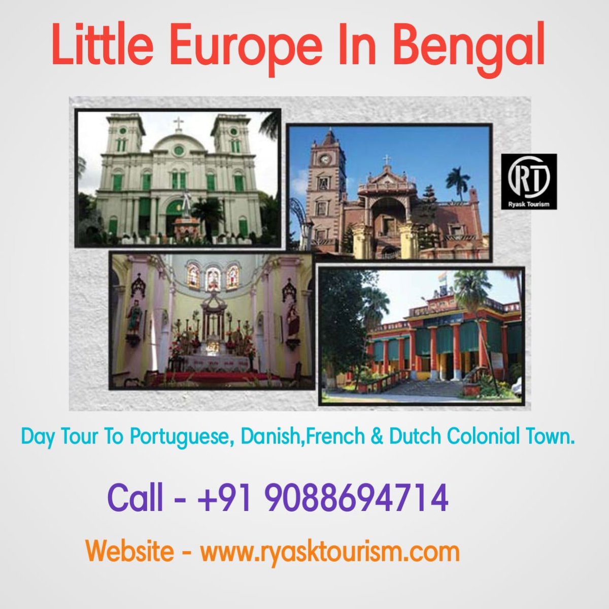 Little Europe in Bengal Tour (Day Tour). Discover the heritage of the Dutch, Danish, French and Portuguese upriver .
ryasktourism.com/little-europe-…
Connect with us (+91) 9088694714
#heritagetours
#kolkataheritage
#Daytour