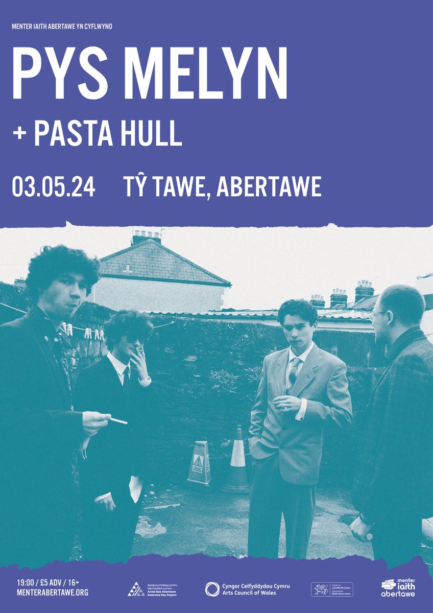 YFORY! TOMORROW! Pys Melyn + Pasta Hull @ Tŷ Tawe - mailchi.mp/menterabertawe…