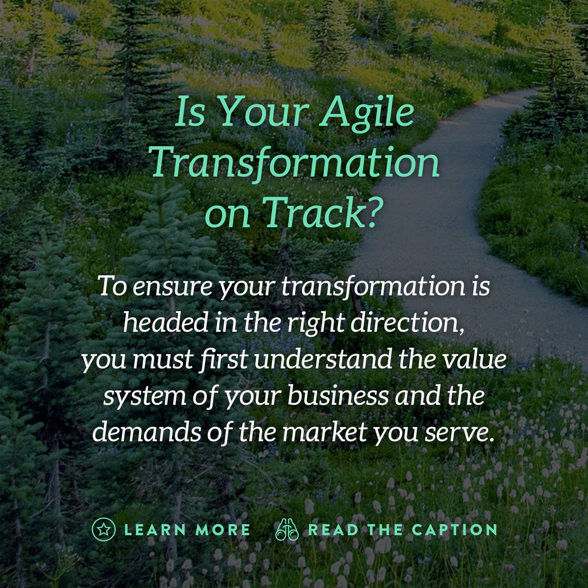 Some companies value predictability. Others adaptability.

Some companies serve markets with convergent requirements. Others serve markets with emergent requirements.

This means that every #AgileTransformation won't look the same.

Understanding what your company values and the…