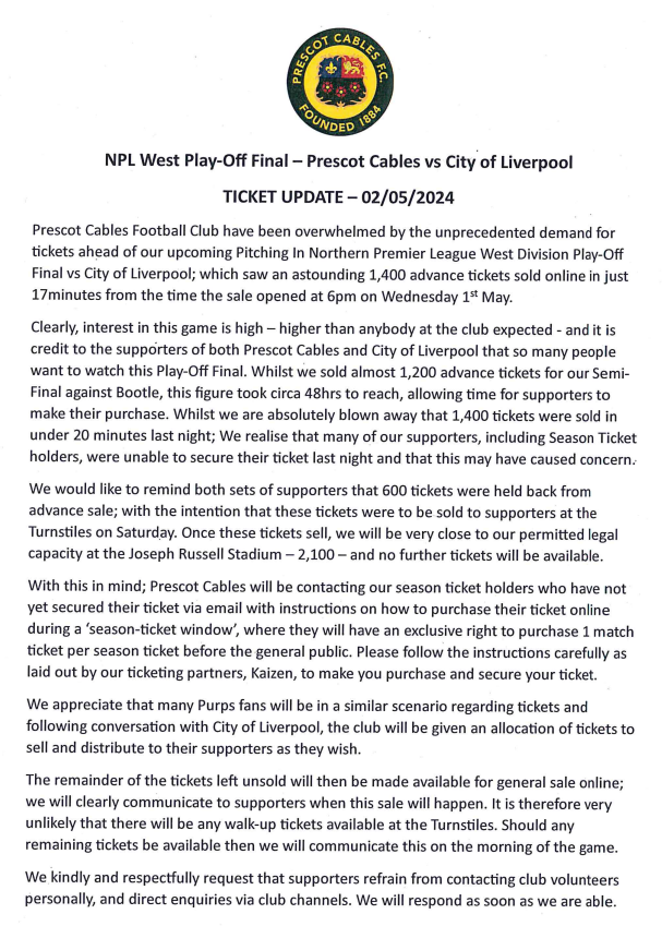 Prescot Cables FC tweet media