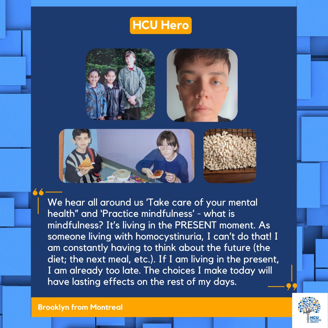 Meet our May #HCUHero, Brooklyn from Montreal! 💙

You can read her full story here:
➡️ hcunetworkamerica.org/brooklyn/

#patientstories #lowproteindiet #medicalformula #raredisease #classicalHCU #homocystinuria #HCU #HopeConnectsUs #lgbtqia