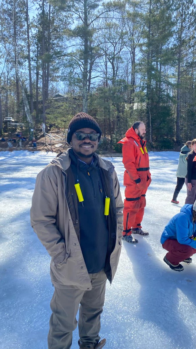 BioLimLab's tweet image. Meet our team! Anthony Okoboshi is a first year PhD student researching seasonal shifts in lake biogeochemistry. He is interested in the seasonal function of lakes, streams, and rivers.