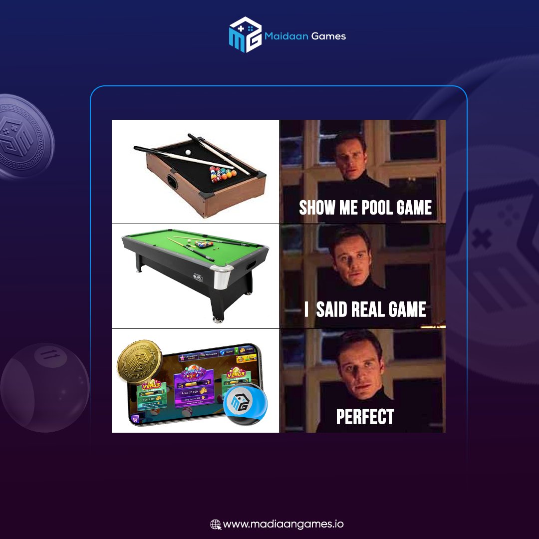 CryptoMemes #Memes #memeseason #memesdaily #maidaangames #gaming  #cryptogaming #poolgames #cryptocurrency #maidaangamememes #gamingmeme