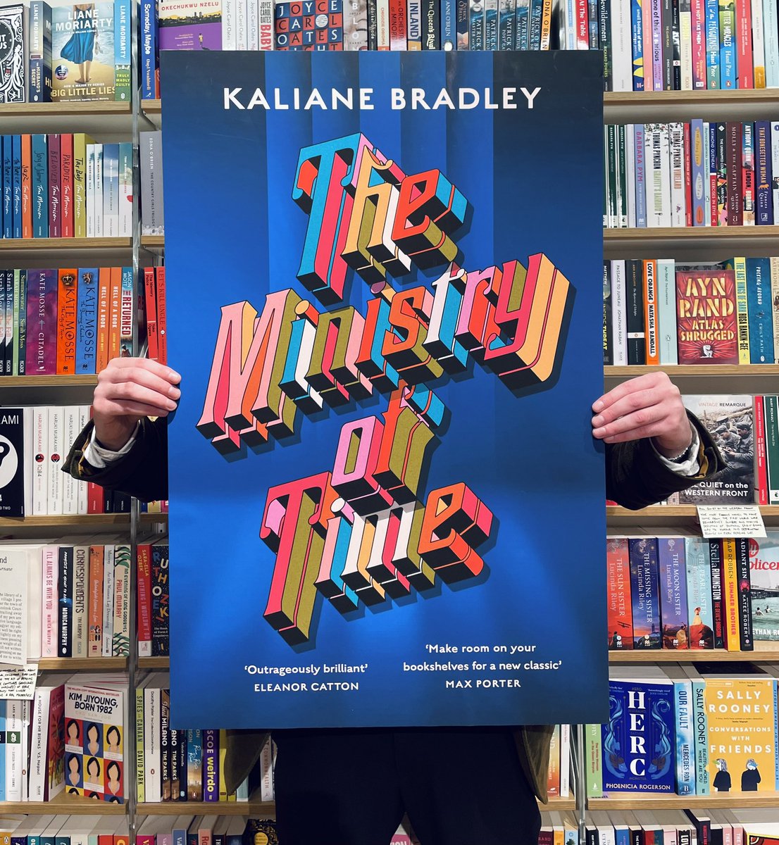 Less than two weeks until the release of The Ministry of Time! We can’t wait to have Kaliane in store on the 22nd of May - grab a ticket while you can! bit.ly/3vYD1yj