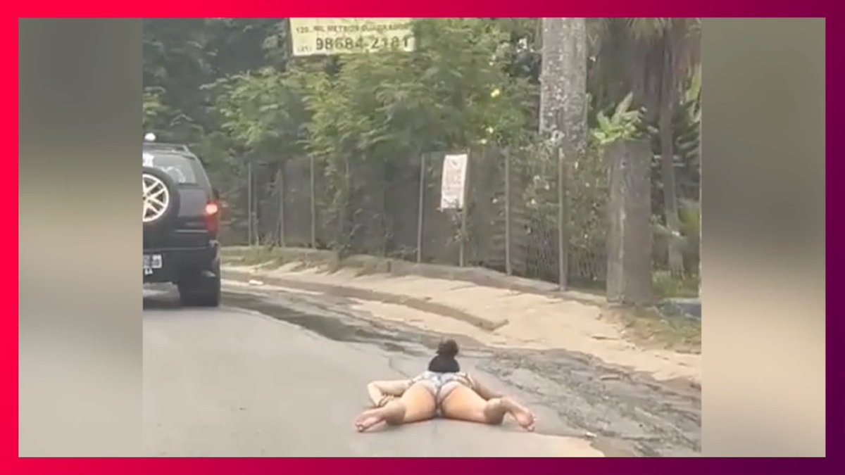 Co dělala žena na obrázku?