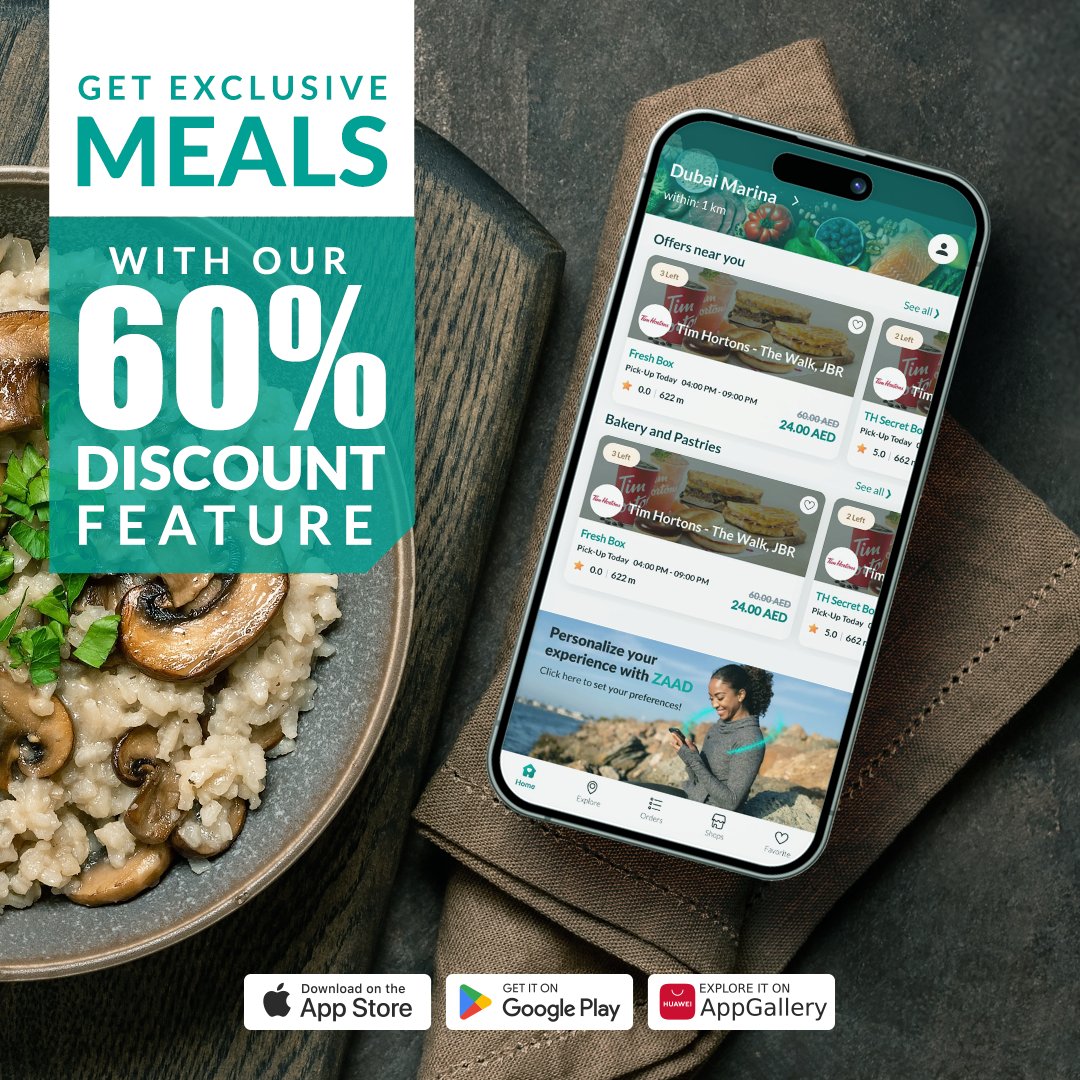 With our app's 60% discount feature, you can enjoy your best meals and save big on your expenses.

Download Now & Thank Us Later!
.
.
.
.
.
.
.
#Zaadapp #foodgasm #food #foodie #dubaifoodies
#dubaieats #dubairestaurants #donuts #bakeries