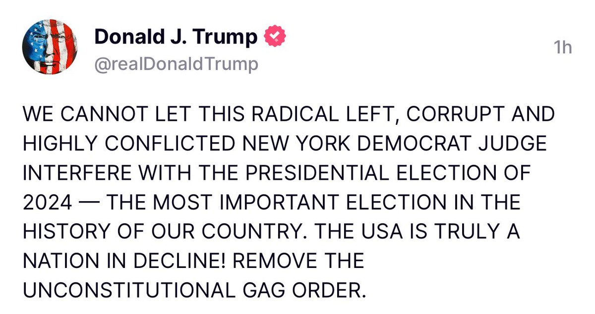 A message from @realDonaldTrump 🇺🇸