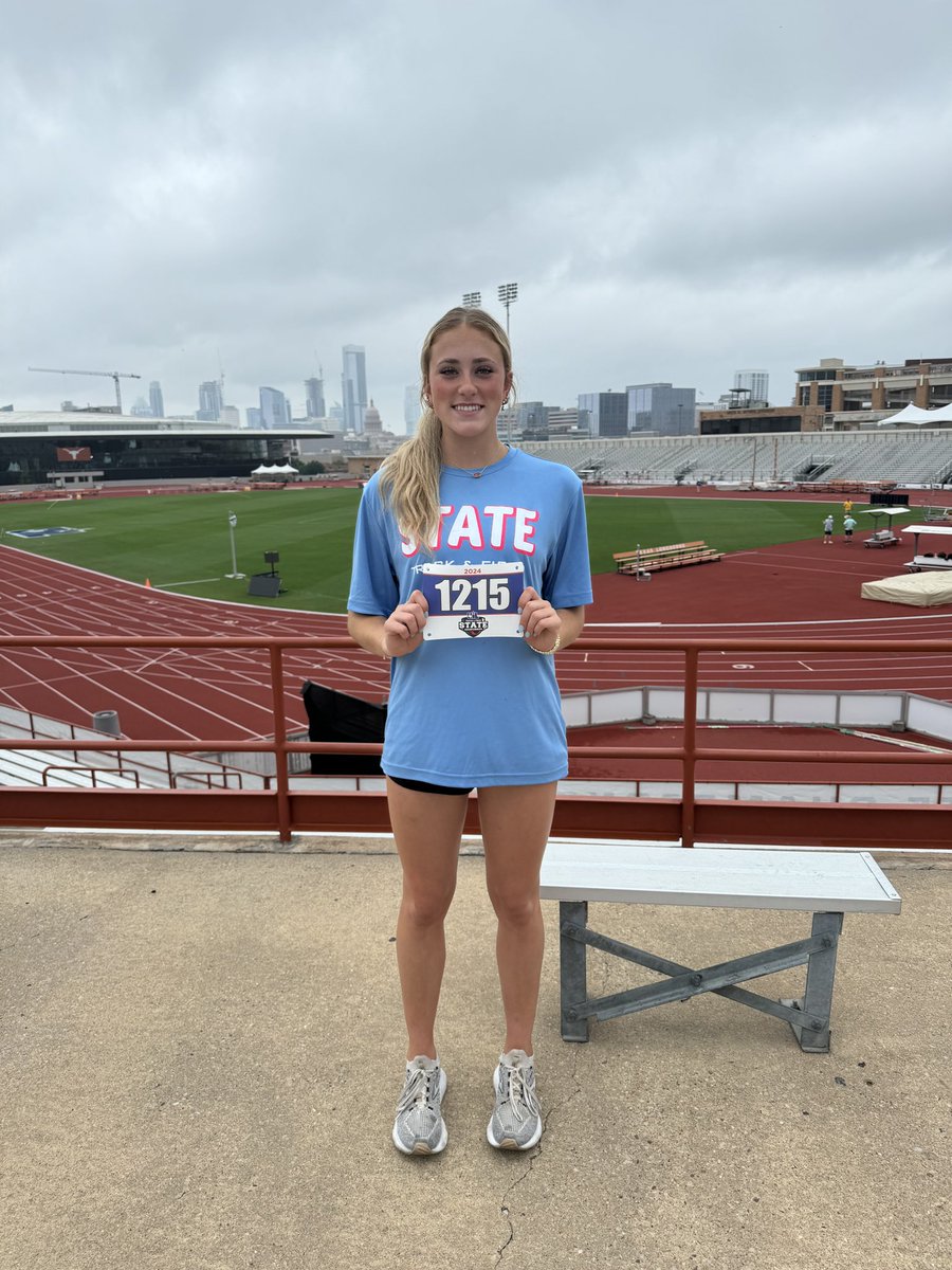 At 6 years old, Abby proclaimed that she was going to run at the state track meet.  Well, <a href="/abbycarr_/">Abby Carr</a>  today will be the culmination of a lot of blood, sweat, and tears.  I could not be prouder of you.  Don’t forget to take a second and soak it in. I love you!