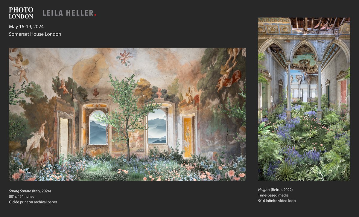 gm!🌿 

Excited that we will be exhibiting two works with gallerist Leila Heller at Somerset House during Photo London May 16-19.  

One piece will be an 80” inch print and the other is a motion artwork on a 65” inch digital display.