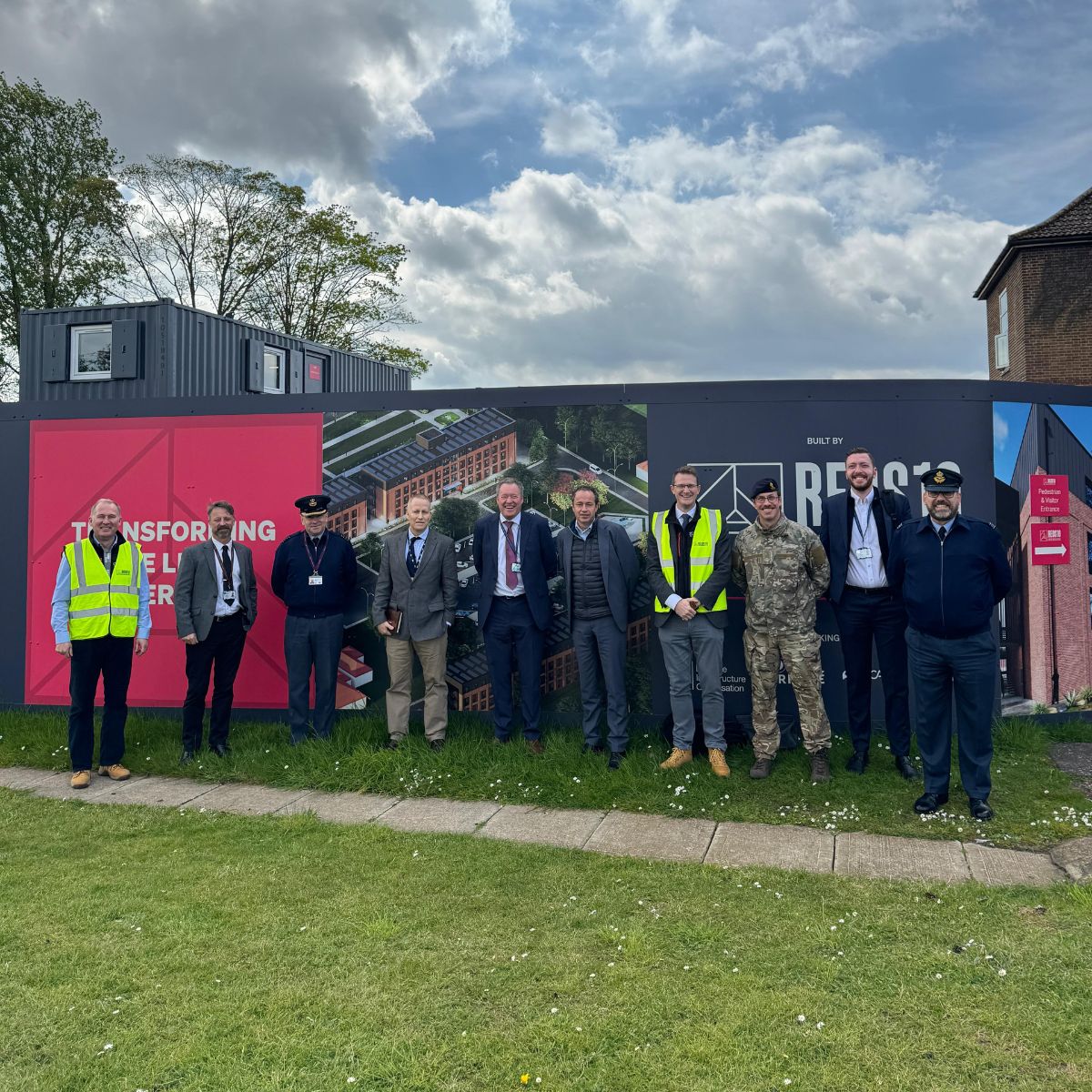It was a pleasure to host senior @mod_dio & Air Infra personnel on our site at @RoyalAirForce (RAF) Marham on Monday. @VIVODefence @ArcadisGlobal @HLMArchitects