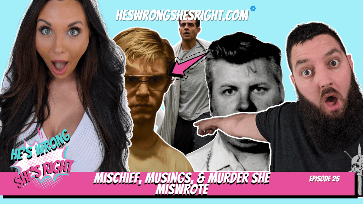 Mischief, Musings, & Murder She Miswrote - HWSR Ep 25 now streaming everywhere!
youtube.com/watch?v=HXUf0n…

#HailToTheVictors #PodcastLife #HWSR #humorviral #podcastclips #Dahmer #TheWatcher #JohnWayneGacy