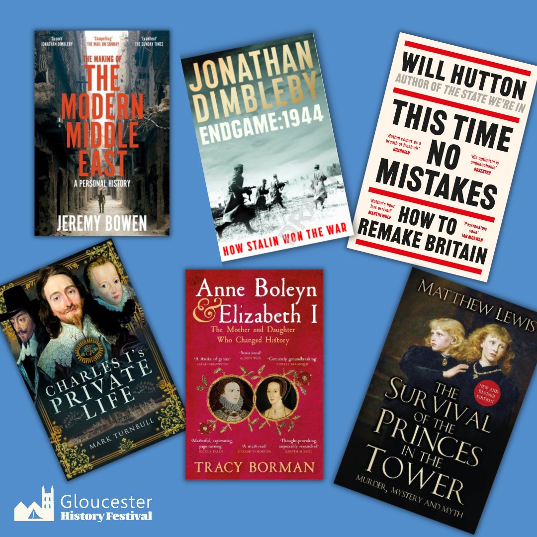 What history books are you reading this bank holiday? Perhaps some by our Spring Weekend authors such as @BowenBBC @1642Author or @williamnhutton or by some of the authors we look forward to welcoming to the Autumn Festival like @TracyBorman @dimbleby_jd or @MattLewisAuthor