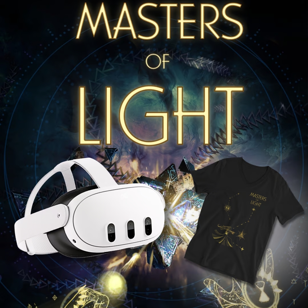 🚨Giveaway alert🚨 Wanna win a Meta Quest 3? An exclusive t-shirt? A game key? Enter our Masters Of Light special giveaway! You have until May 16th to participate! ➡️gleam.io/2mEle/covengiv… ⬅️ #Coven #MastersOfLight #Giveaway #VRGames #MetaQuest