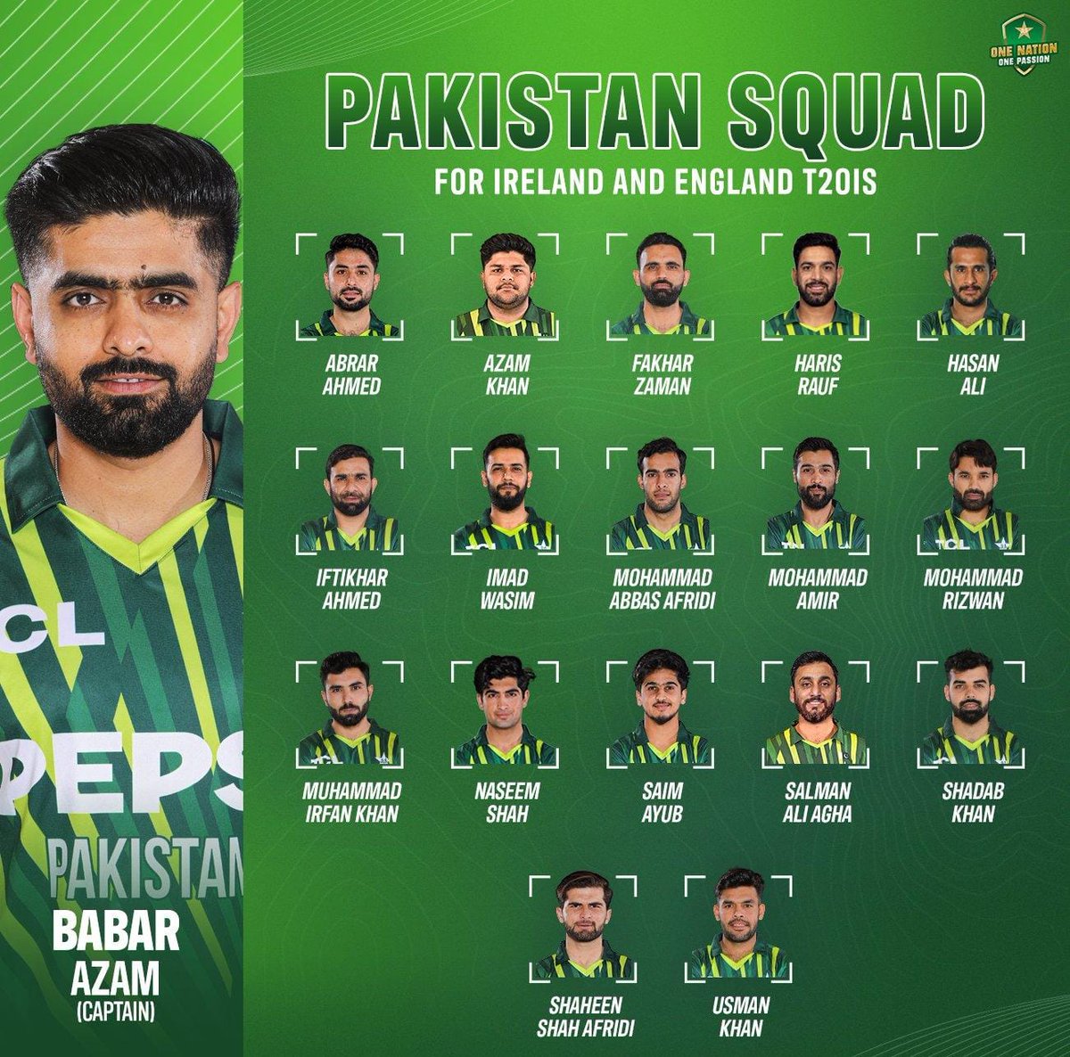 How satisfied are you guys with this squad? Who can be in place of whom? #PakistanCricket #Pakistan