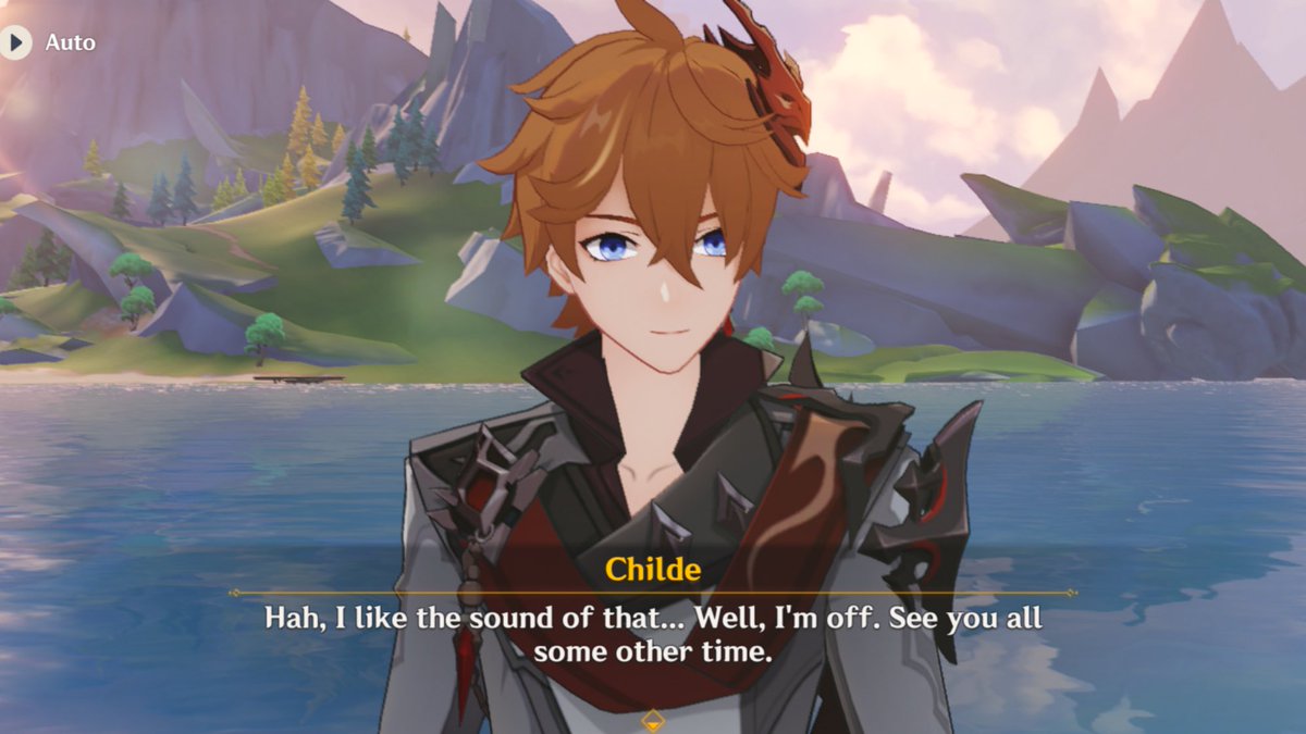 this is how childe talked last time we saw him btw

not attacking op or the childe main, just showing the huge difference between how y’all think of him and how he actually talks