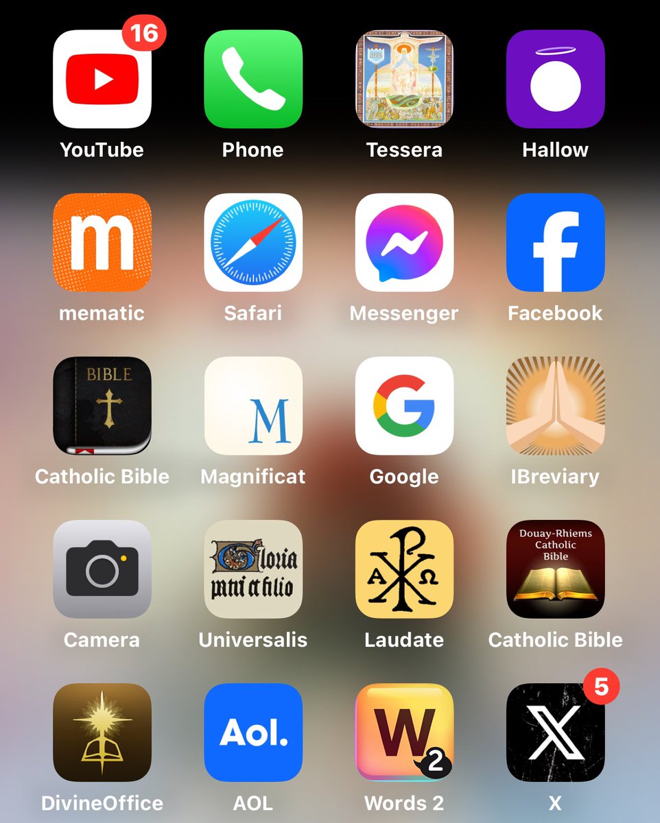 @thattradgal Here are the nine I use most.  @DivineOffice is used the most followed by IBreviary and Catholic Bible.