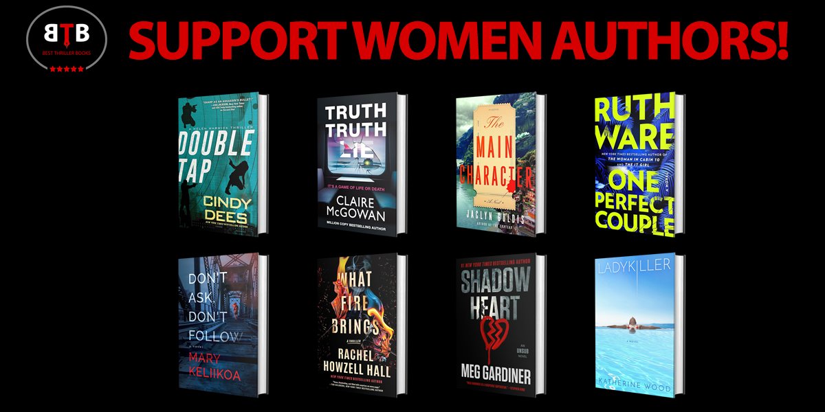 We have 8 reviews of Thrillers written by women that will be published in the next few months. Hopefully, you will follow the authors and buy their books. Please feel free to reply with your suggestions of Thrillers written by women. Read the team’s reviews: