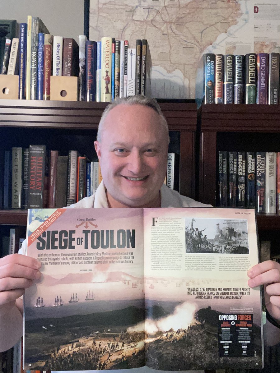 It was great to have received my copy of History of War #132  from the UK that has my Great Battles article on Toulon!
<a href="/AndNapoleon/">Generals and Napoleon</a> <a href="/AgeofNapoleon/">The Age of Napoleon</a> <a href="/napoleonic_q/">Napoleonic Quarterly</a> <a href="/NRWGCharity/">Napoleonic & Revolutionary War Graves Charity</a> <a href="/Napoleonic_Era/">The Napoleonic Era</a> <a href="/Napoleonquot/">Napoleon Bonaparte | French General 🎖️</a>