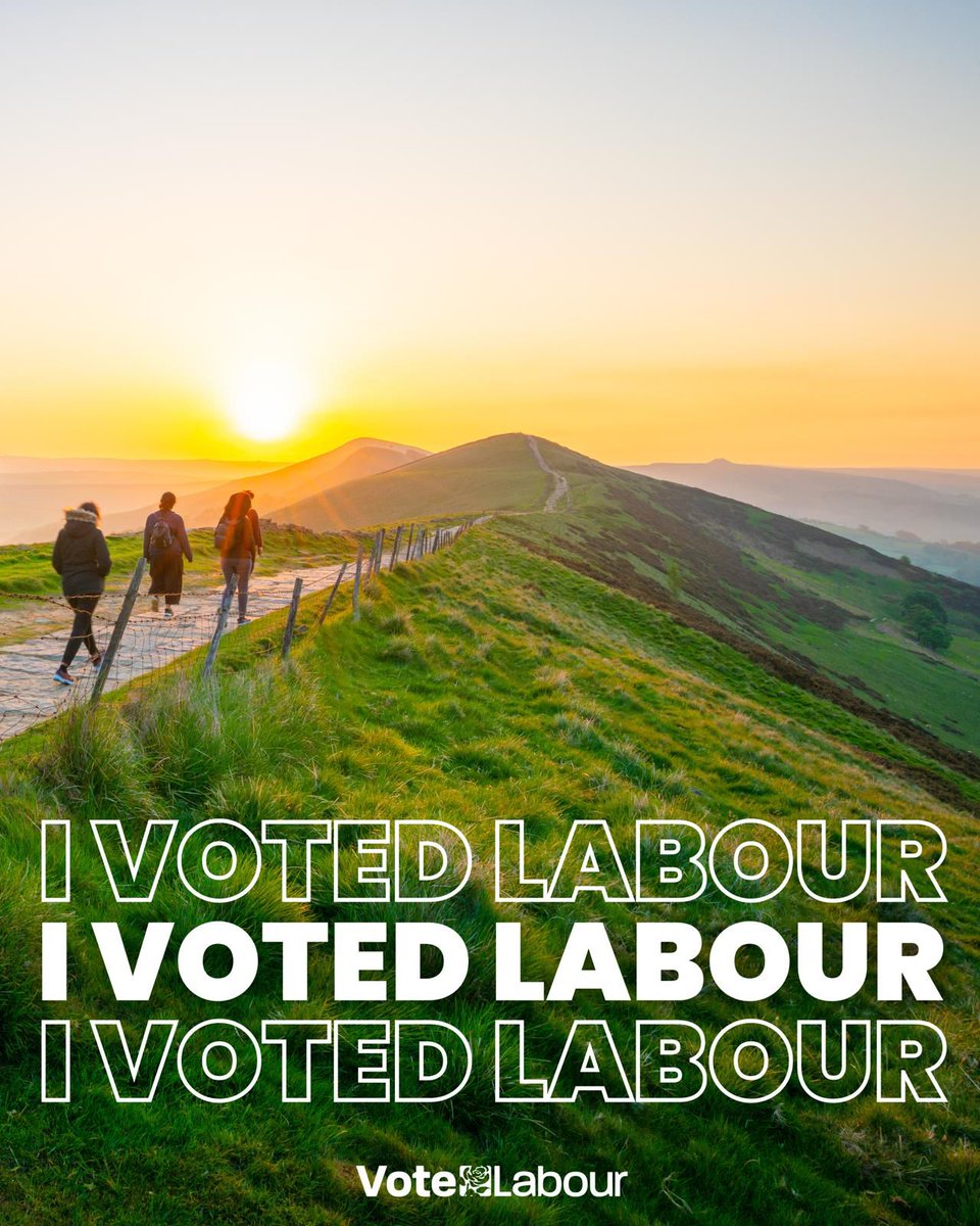 Have you voted yet? Polls are open until 10pm today. Remember to bring your photo ID. #VoteLabour