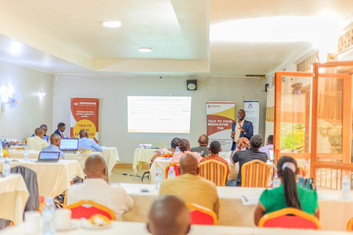 As part of the #TalkToYourRegulatorSeries, @smmugabe represented @pdpoUG in Hoima and Fort portal. While speaking at these engagements, he encouraged NGO representatives to actively practice proper data management throughout the entire data life cycle. #PersonalDataisPrivate…