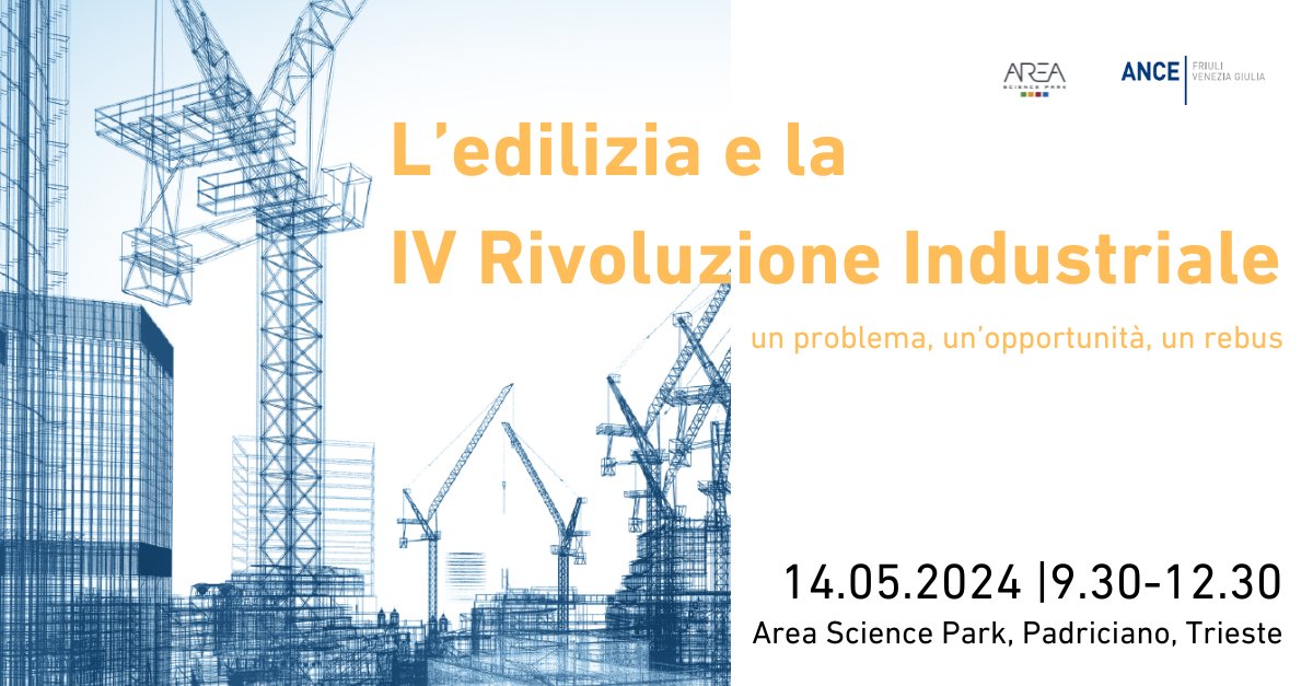 Quale contributo dalla #ricercaScientifica e dall’innovazione tecnologica per il futuro dell'#edilizia? Integrare competenza e know-how da diversi mondi può essere un approccio efficace per il futuro del comparto?
Ne parliamo il 14 maggio con @AnceFVG 

ℹ️ bit.ly/4doP4Wq