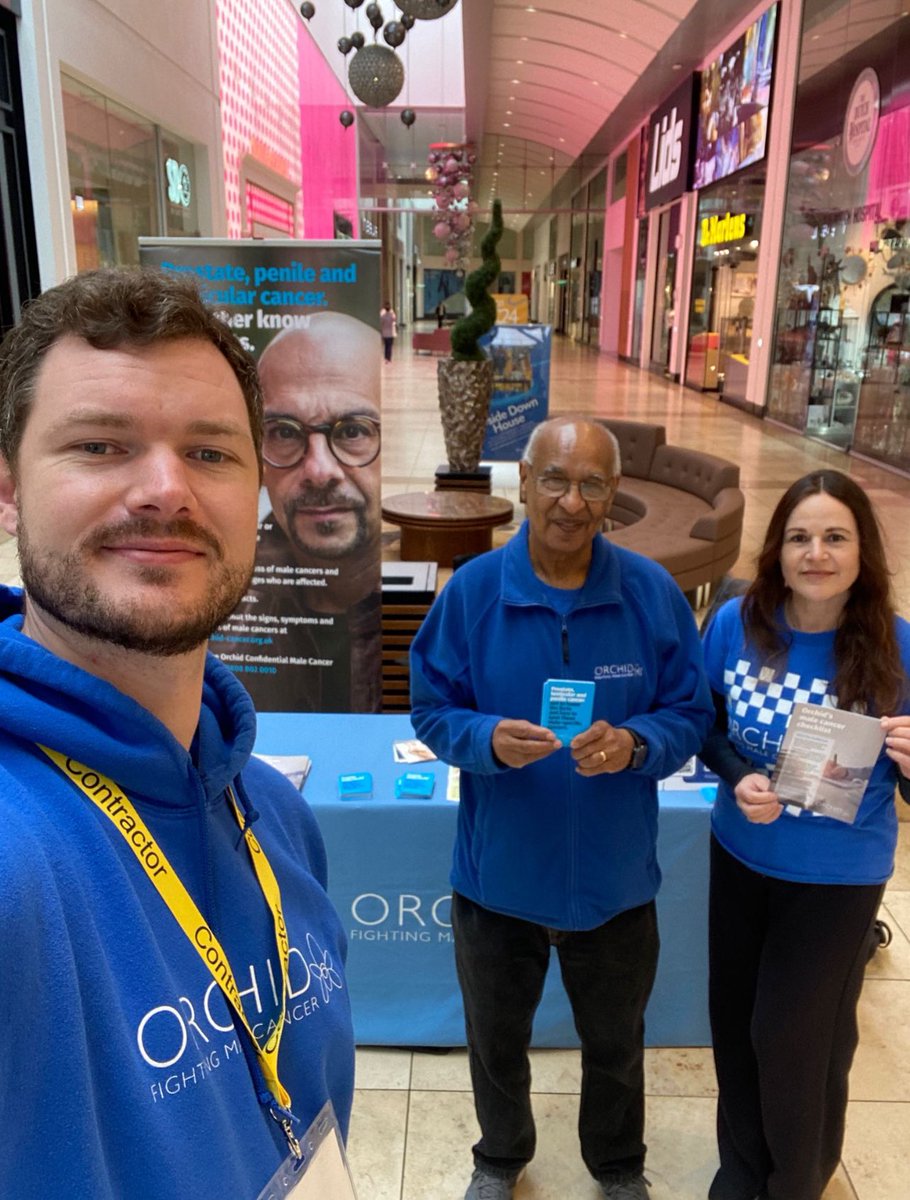 Thank you to everyone that has visited us so far! We are here at Midsummer Place Shopping Centre giving out free male cancer information until 4:30pm! 🗺️ 67 Midsummer Place, Milton Keynes, MK9 3GB