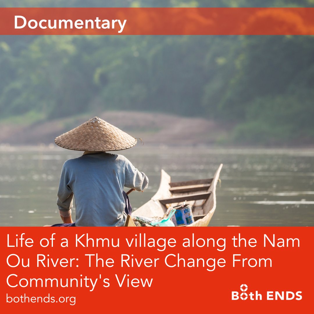 The documentary 'The River Change From Community's View' offers a glimpse into how the life of a Khmu village along the Nam Ou River has been affected by the changes along the river. Watch documentary (partly funded by Both ENDS) > project-space.pha-tad-ke.com/c/lets-love-th…