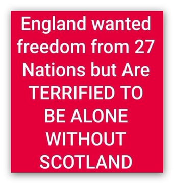 @Keir_Starmer Our country 
Our country 
Our country 

Well, Scotland wants independence 🏴󠁧󠁢󠁳󠁣󠁴󠁿👍
#IndyRef2 #ScottishIndependenceASAP