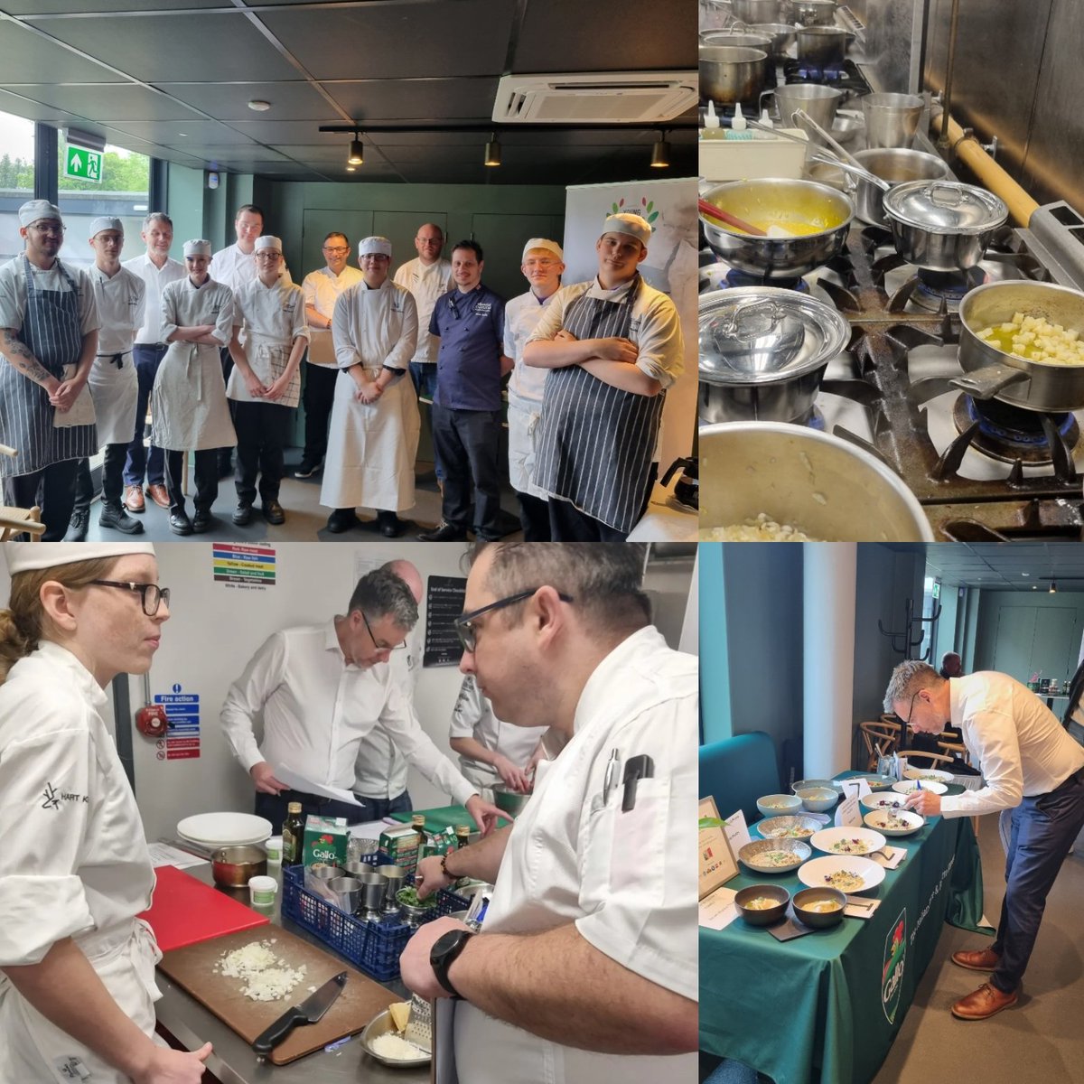 What a great experience for our <a href="/N_HertsCollege/">North Hertfordshire College</a> Chefs at the regional heats today for <a href="/youngrisotto/">Young Risotto Chef</a> chef of the year.