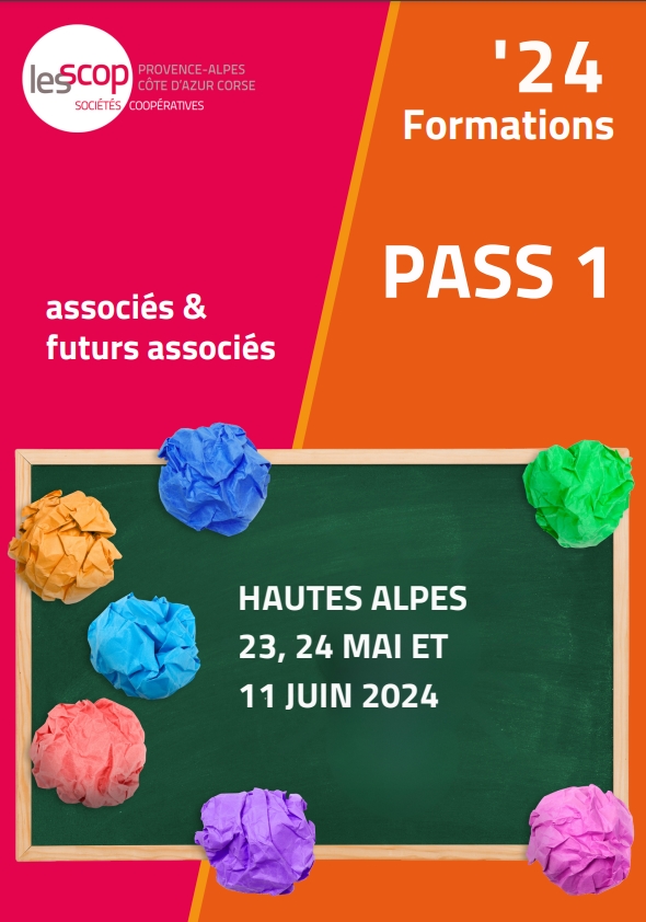 [#Formation 👨🎓 ]
PASS 1 : le 23 mai à Gap pour les salariés et associés de SCOP  
- l'entreprise et ses indicateurs clé
- les spécificités coopératives
- le rôle de l'associé et la vie coopérative
Inscription 👉 les-scop-paca.coop/calendar/event…
#hautesalpes