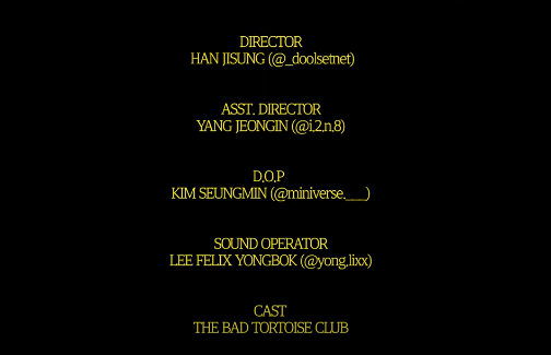 han jisung is a music composer and now also a director he's like the boss level in the game of the creative industry