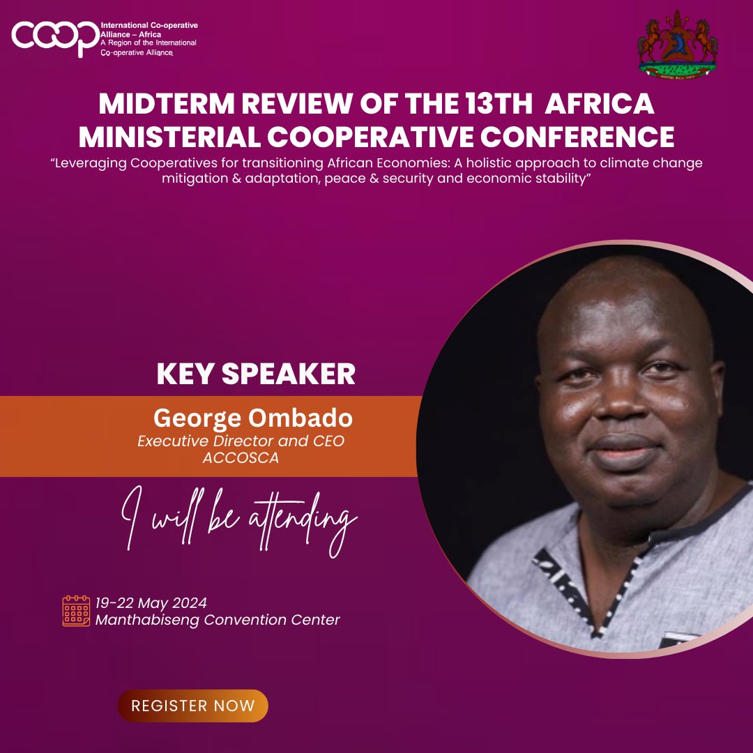 We're thrilled to have @GYOmbado, Executive Director & CEO of @accosca as a key speaker at the #13AMCCOMidtermReview