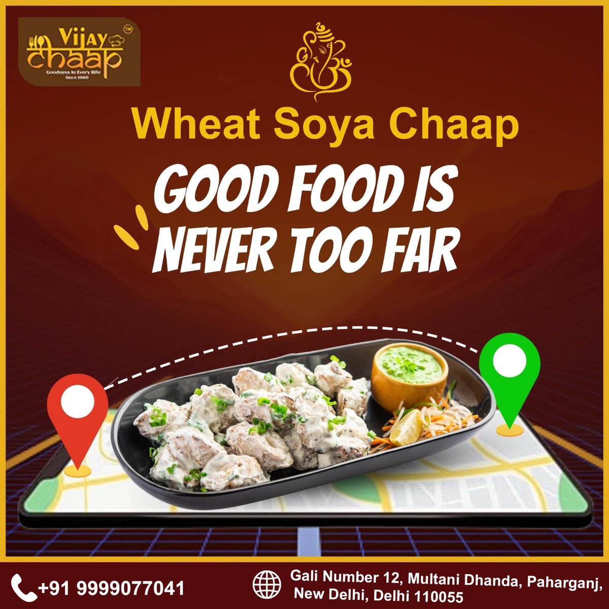 For Any Query:
☎️ Call: +91 99990 77041
📨 Email: vijaychaapcorner@gmail.com
📍 Address: Gali Number 12, Multani Dhanda, Paharganj, New Delhi-110055

#healthyfood #soyachaap #healthybreakfast #healthyrecipes #healthylifestyle #dieticien #nutrition #fitness #diet #Wheatchaap