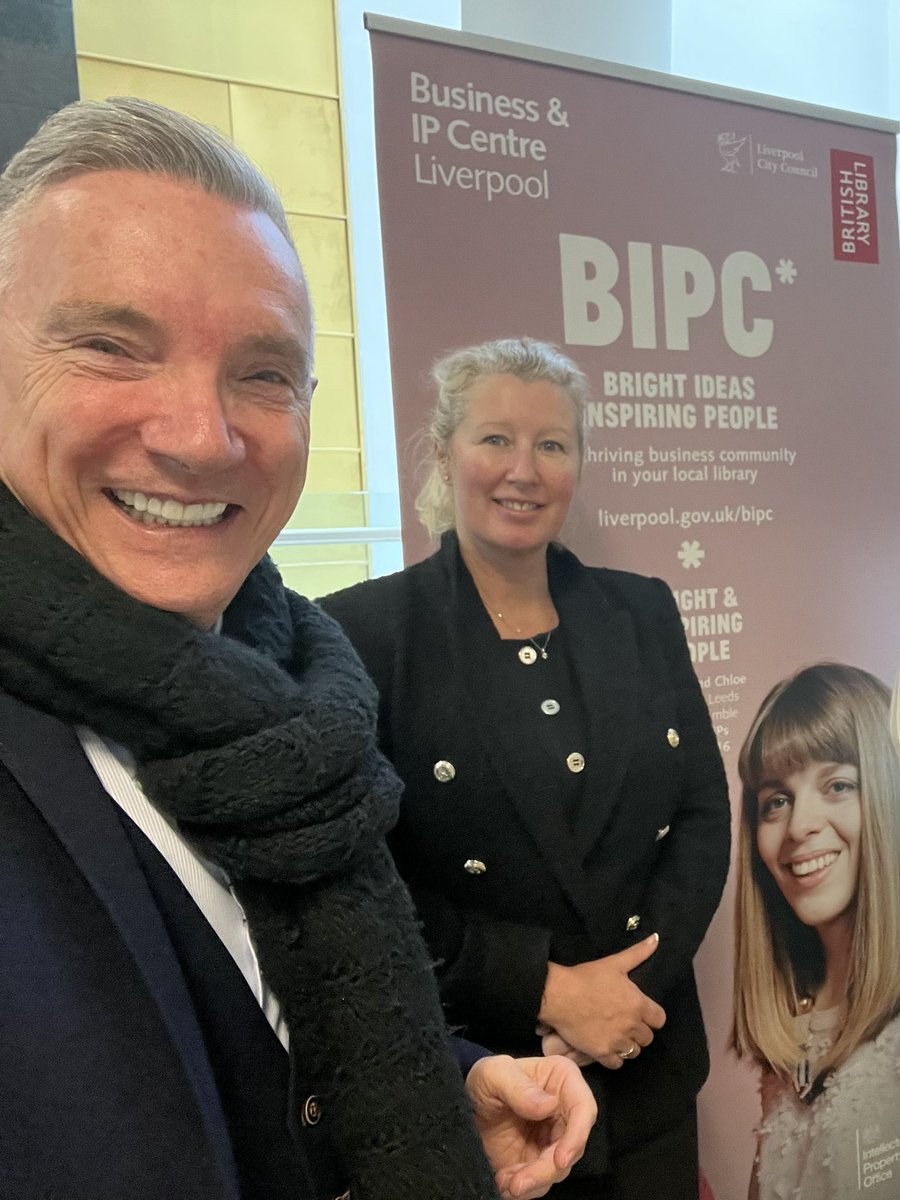 Thank you to my volunteer Jacqueline Kirkham. She is an experienced business owner and photographer. Currently in the finance world. She’s at Liverpool’s Central Library until 4pm today to give general business guidance.