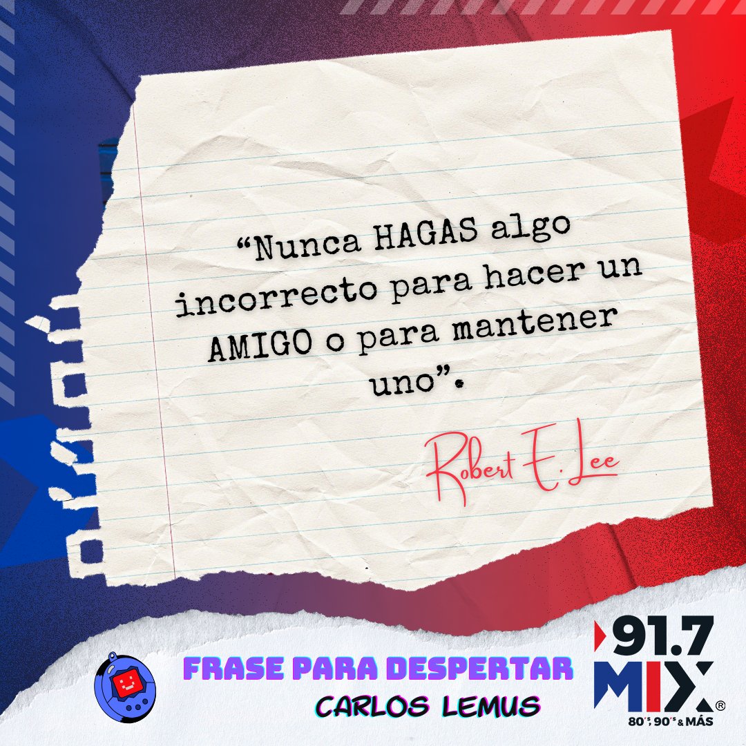 Debemos actuar siempre honestamente con nuestra forma de ser, nuestra inacción puede perjudicar a terceros. #DiaContraElBullying #Mixfm #Puebla #FraseDelDía #FraseParaDespertar #MorningShow #FraseMix