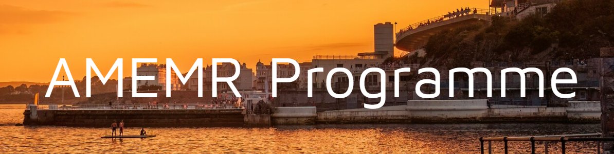 📅The programme for the AMEMR 2024 Conference is now live on our website, with more updates on the way. Take a look and plan your schedule accordingly! amemr.com/programme.html