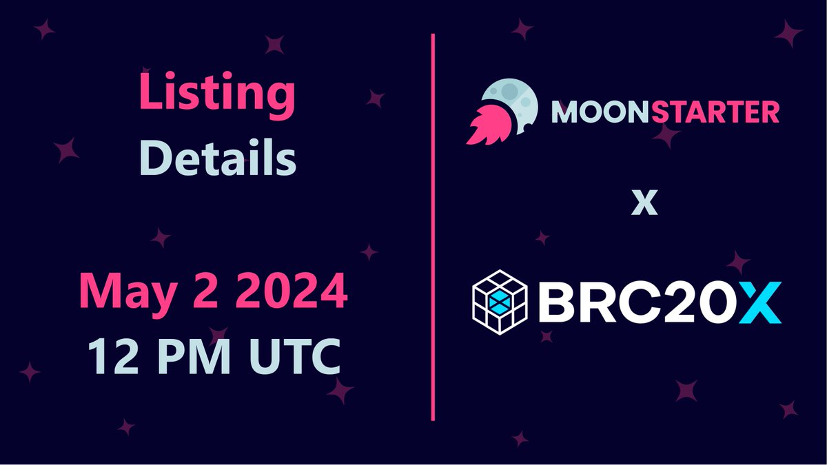 Dear Community, BRC20X token $BRCX is now live for trading, following all the details: @MEXC_Official mexc.com/exchange/BRCX_… and @PancakeSwap ➡️ MoonStarter Public Pool (Reserved for private buyers): app.moonstarter.net/pool/brcxidore… ➡️ MoonStarter Public Pool:…