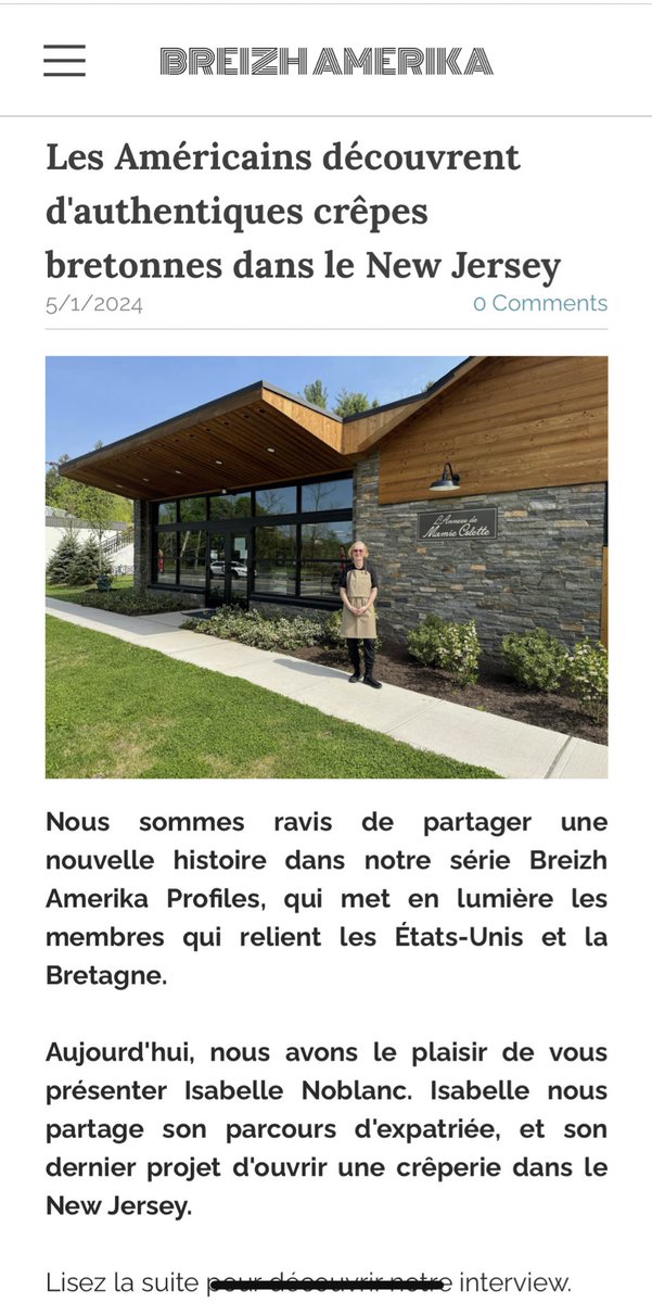 [New Blog] Les Américains découvrent d'authentiques crêpes bretonnes dans le New Jersey Lire plus >>> breizh-amerika.com/blog/les-ameri… #diasporabretonne